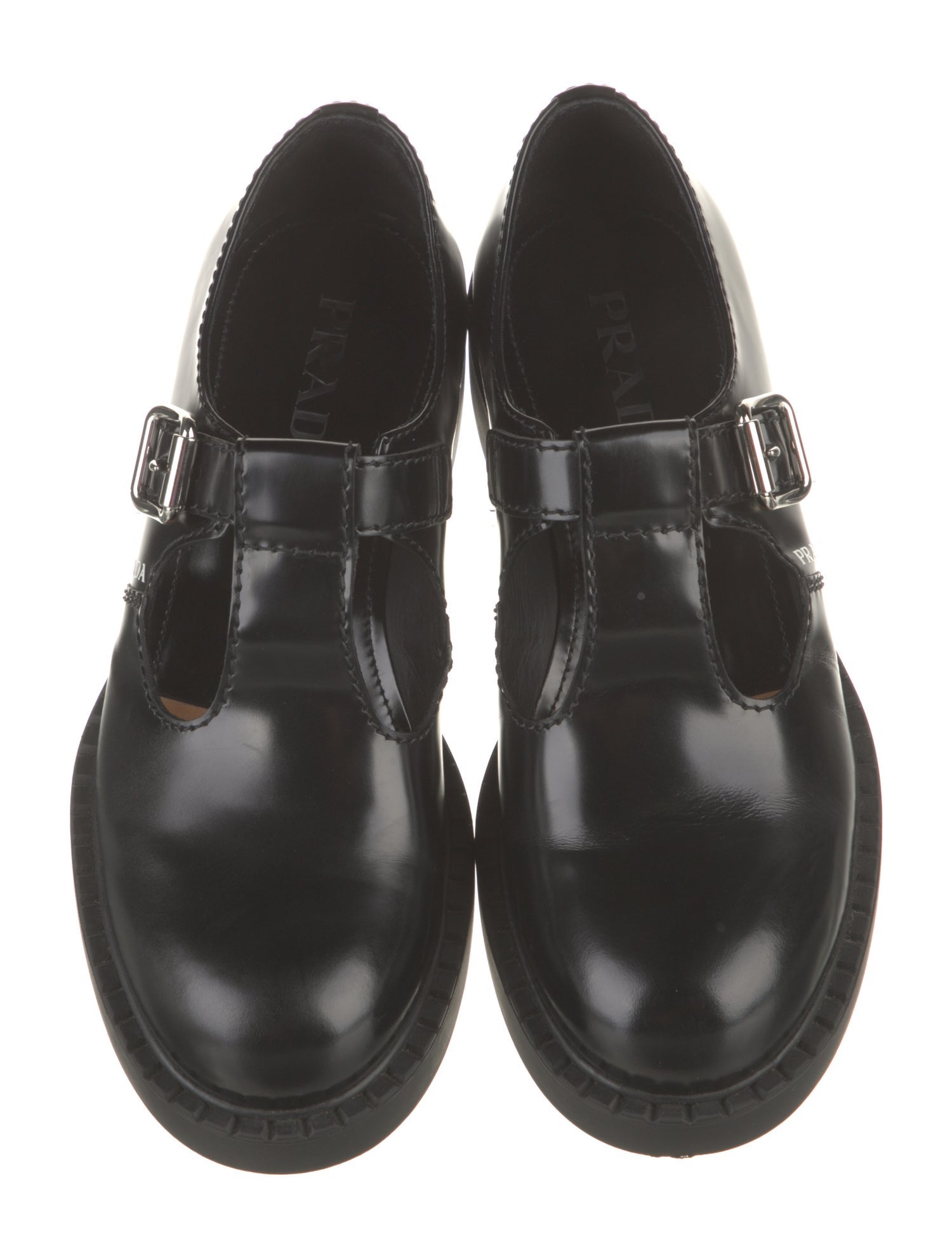 Prada Leather Dress Loafers